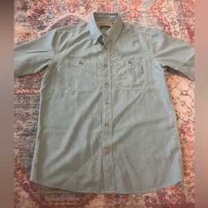 Orvis Tech Chambray Short Sleeve Work
Shirt- Mineral Blue Medium